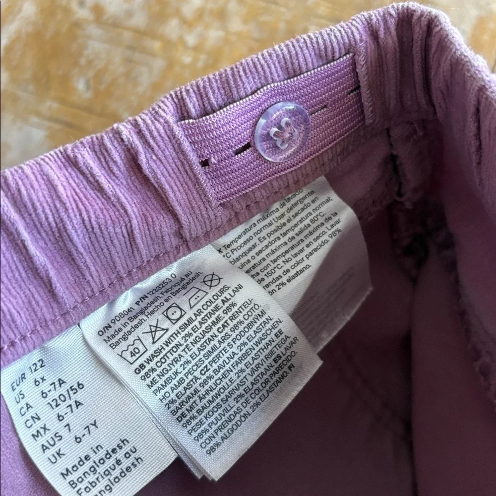 Girls bottoms set size 6x/7 years